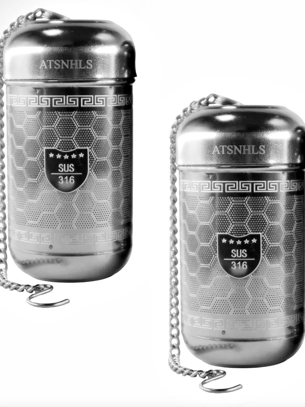 2 Pack 316 Stainless Steel Tea Infuser, Extra Fine Mesh Tea Strainers